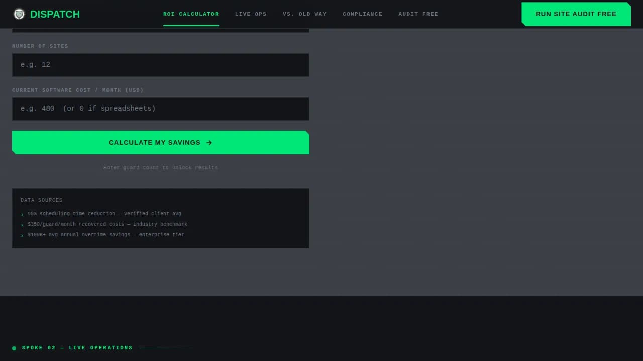 Mobilize — Live Security Operations Landing Page Template