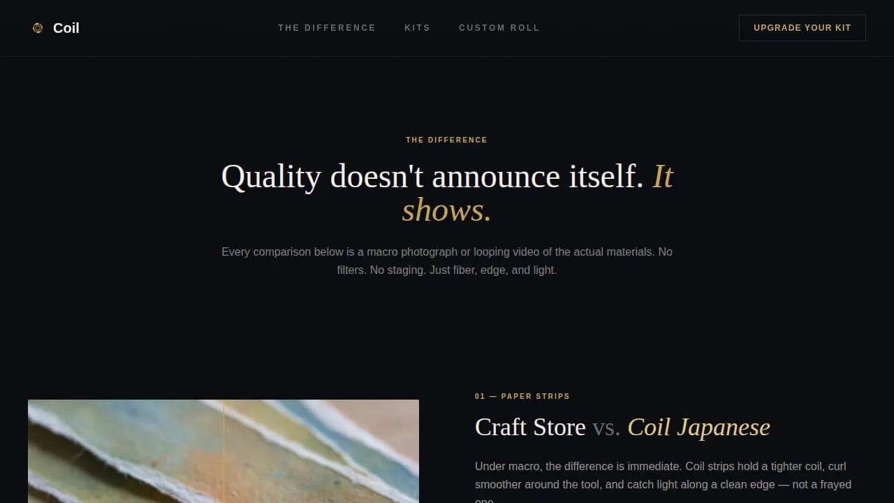 Hobby & Passion Supplies Professional Website Template