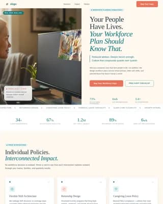 Orchestrate — Precision Team Staffing Landing Page Template