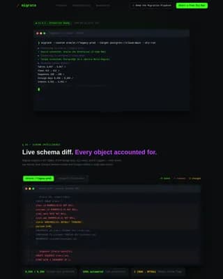 Seamless — Enterprise Data Transfer Landing Page Template