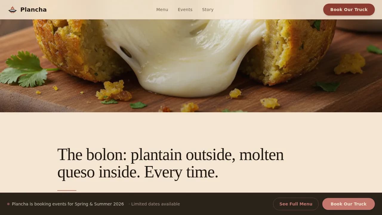 Fiesta — Mobile Latin Cuisine Service Landing Page Template