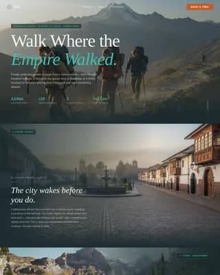 Wanderlust — Iconic Empire Tours Landing Page Template
