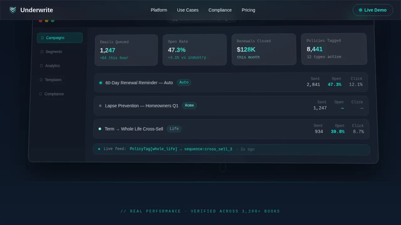 Engage — Smart Insurance Marketing Landing Page Template