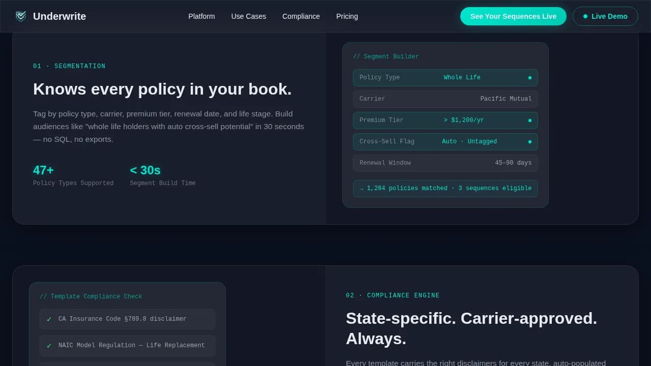 Engage — Smart Insurance Marketing Landing Page Template