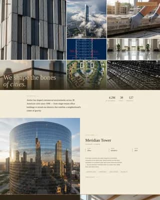 Blueprint — Innovative Architecture Marketing Landing Page Template
