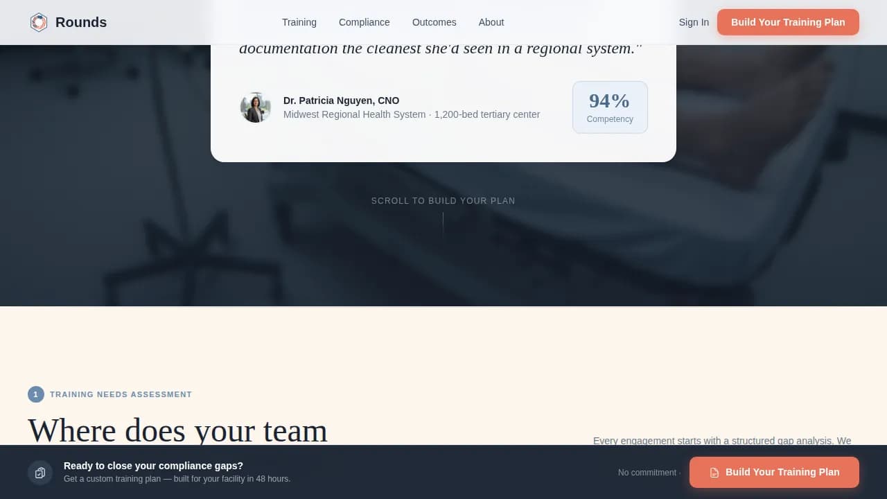 Certify — Expert Healthcare Training Landing Page Template