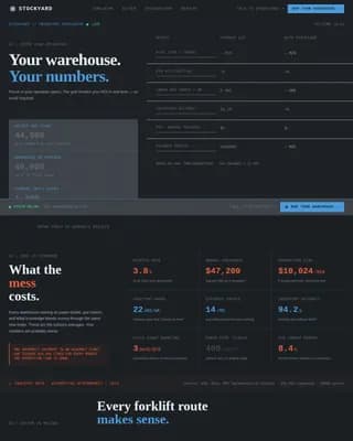 Stockyard — Efficient Automotive Logistics Landing Page Template