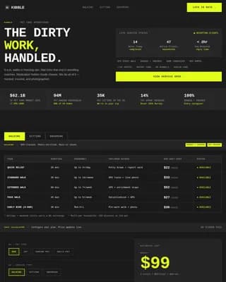 Pets — Bold Care Management System Landing Page Template