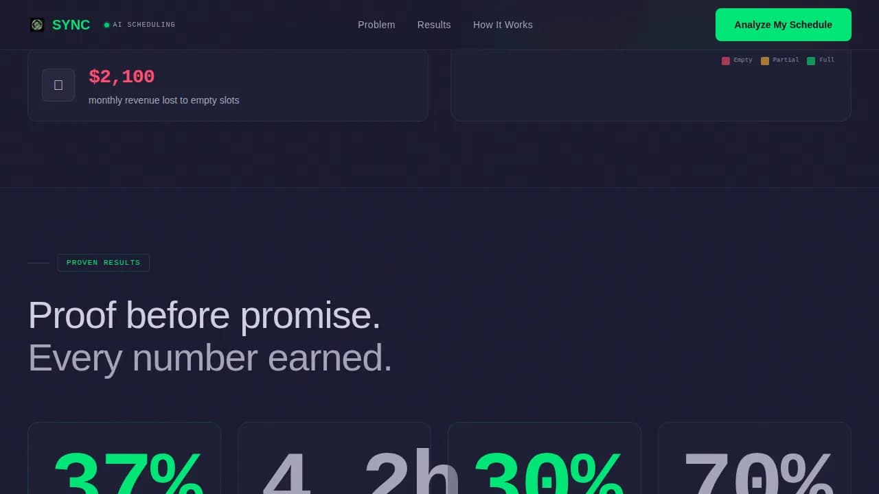FitFlow — Smart Fitness Booking Optimizer Landing Page Template