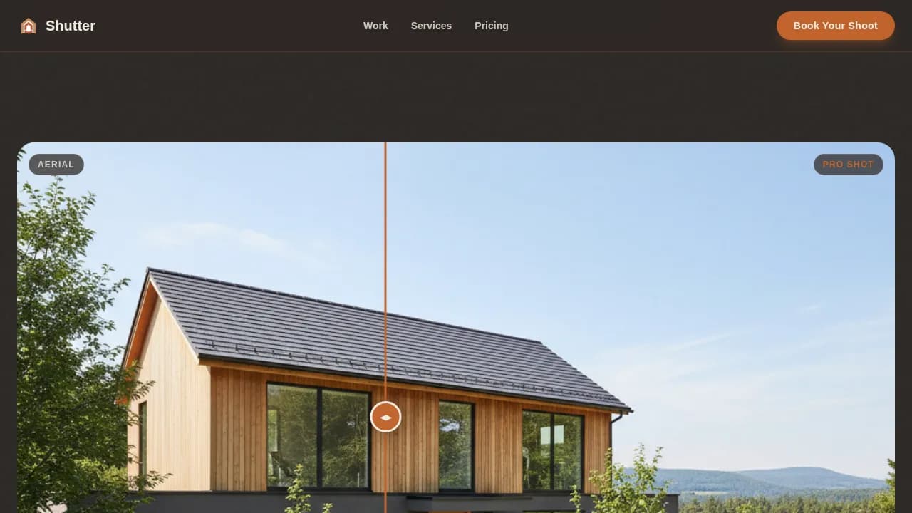 Capture — Professional Property Photography Landing Page Template