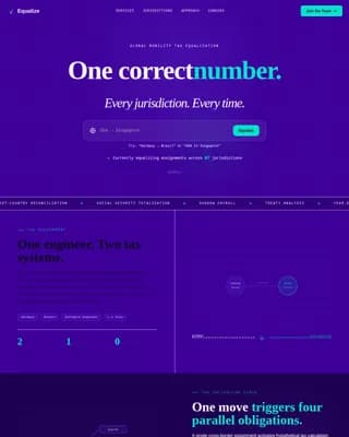 Nexus — Expert Tax Recruitment Landing Page Template