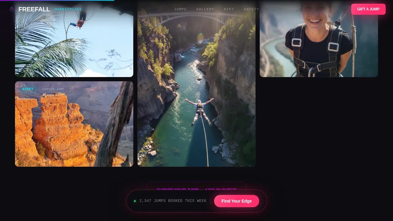 Apex — Thrilling Adventure Sports Marketplace Landing Page Template