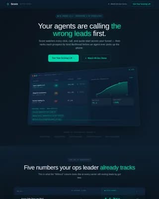 Assess — Predictive Insurance Analytics Landing Page Template