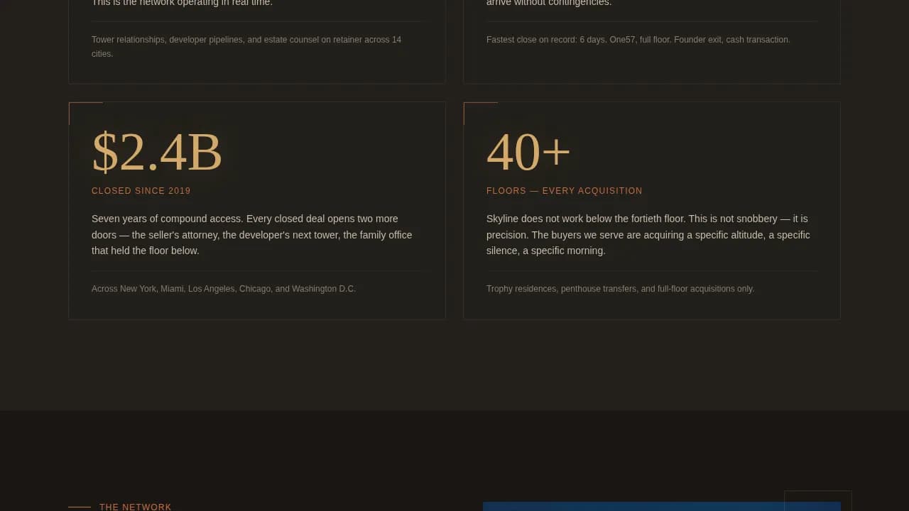 Pinnacle — Luxury Real Estate Agent Landing Page Template