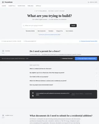 Blueprint — Accessible Permit Management Landing Page Template