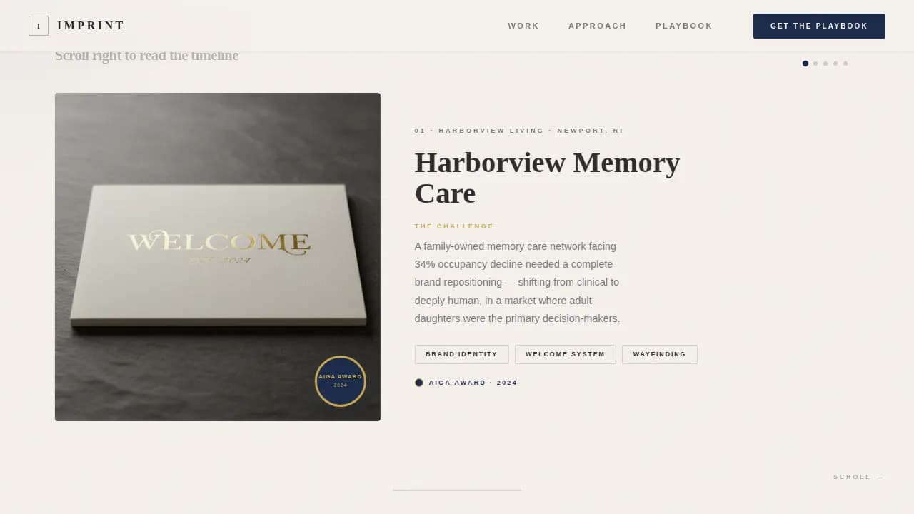 Legacy — Compassionate Senior Care Branding Landing Page Template