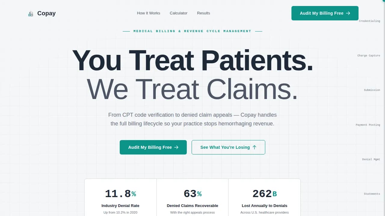 General Practitioner Cost Calculator Website Template