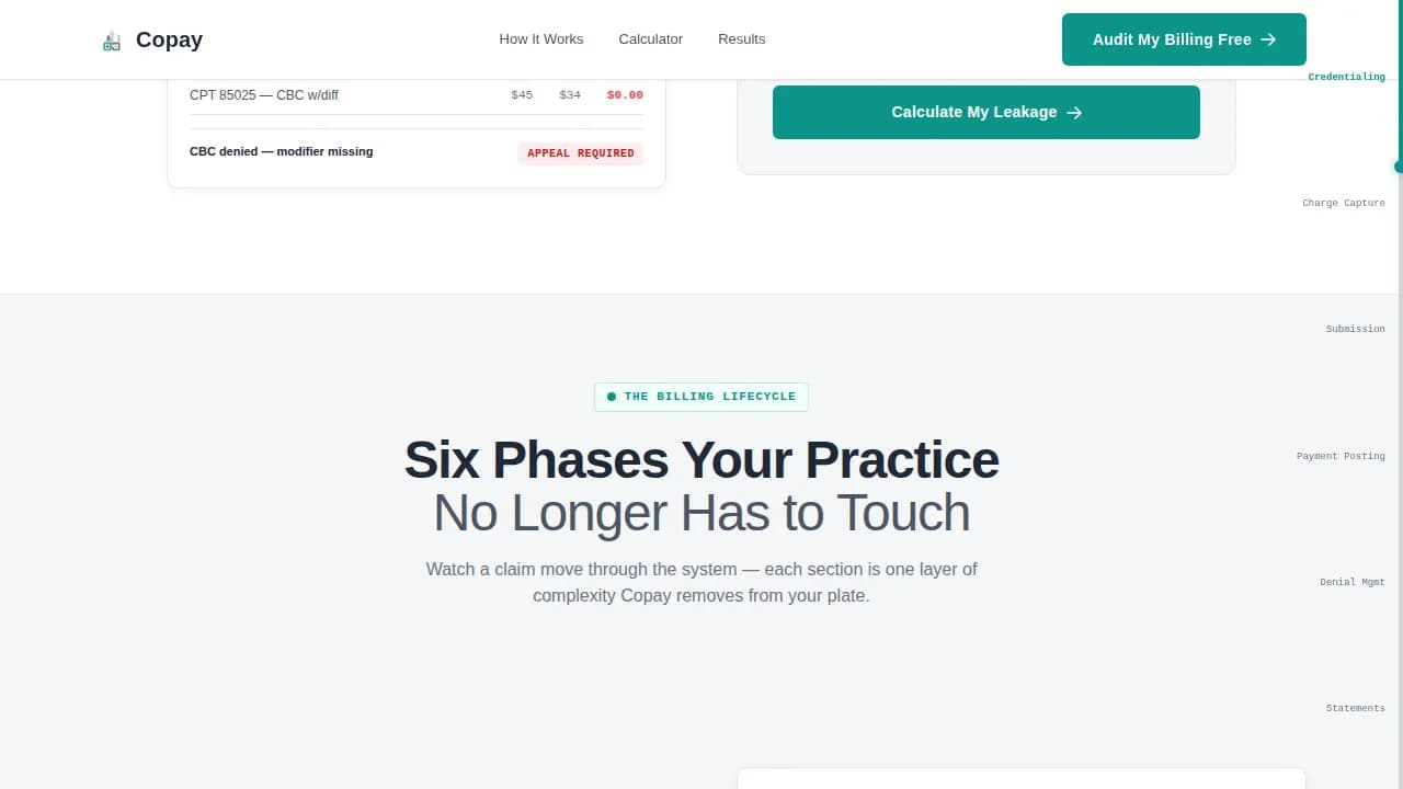 General Practitioner Cost Calculator Website Template