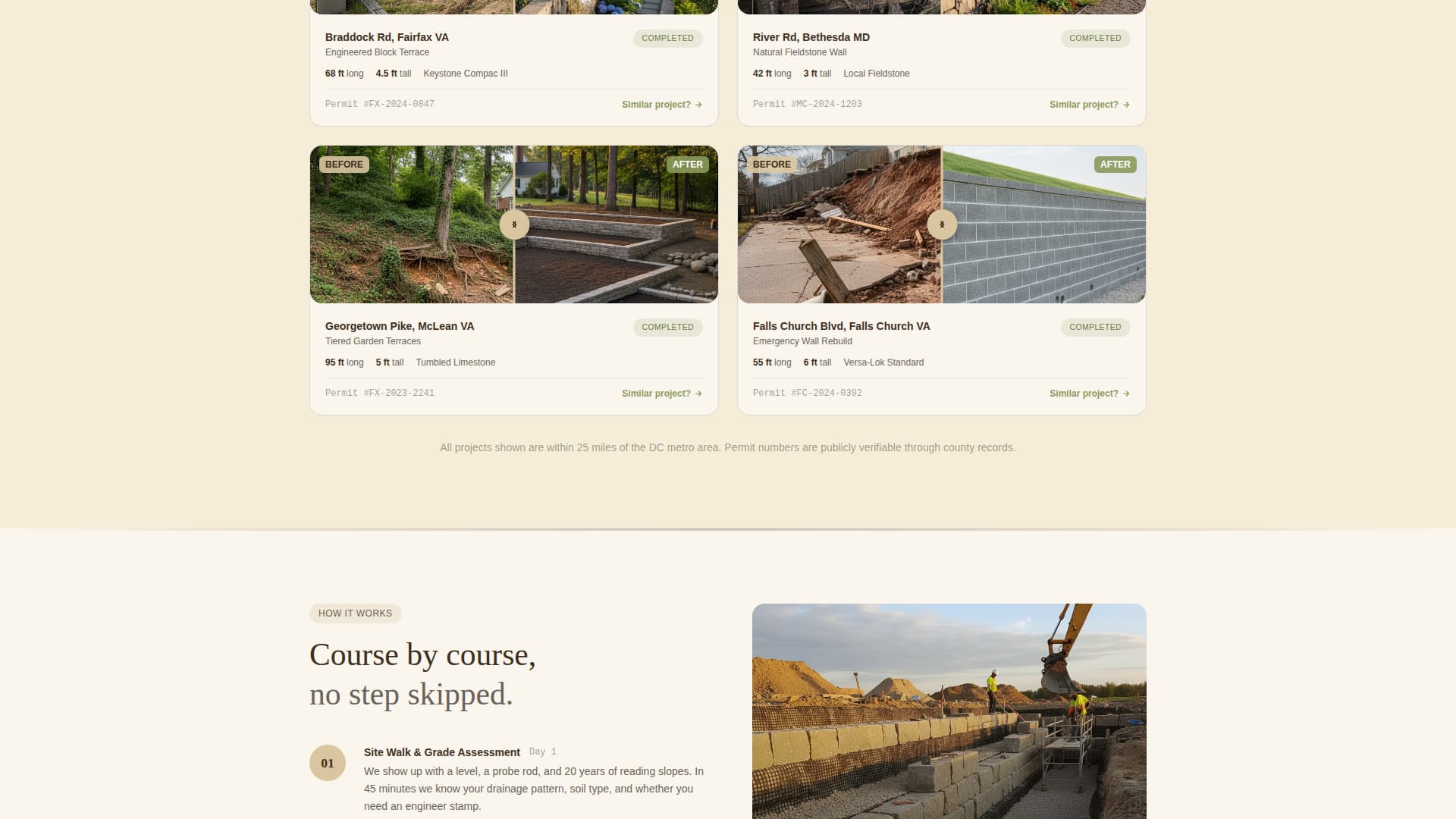 Terrace - Trusted Retainingwall Landing Page Template