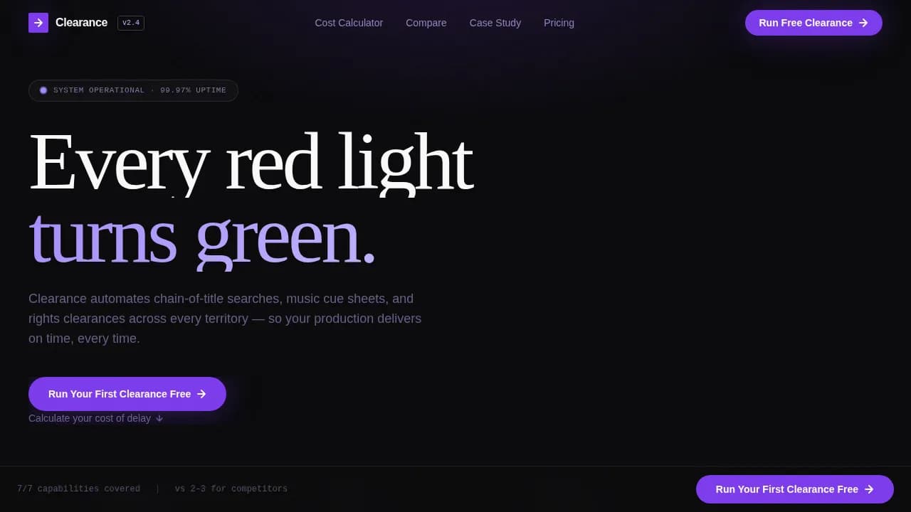 Govern — Intelligent Compliance Platform Landing Page Template