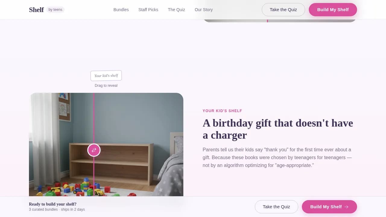 Library — Community Youth Bookshop Landing Page Template