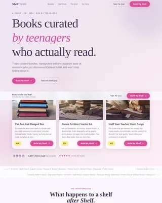 Library — Community Youth Bookshop Landing Page Template