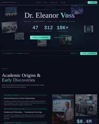 Doctorate — Expert Clinical Practice Landing Page Template