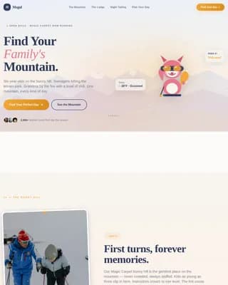 Family Travel & Experience Booking Website Template
