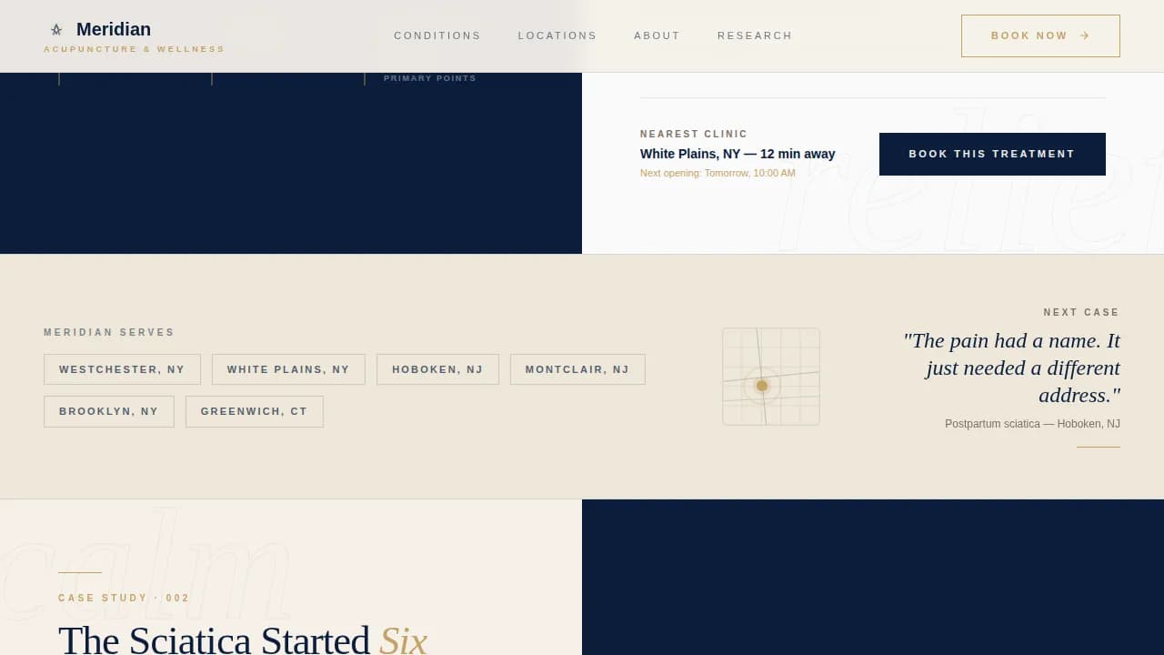 Acupoint — Proven Acupuncture Clinic Landing Page Template