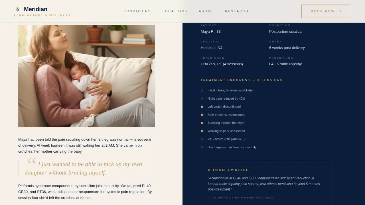 Acupoint — Proven Acupuncture Clinic Landing Page Template Template ...