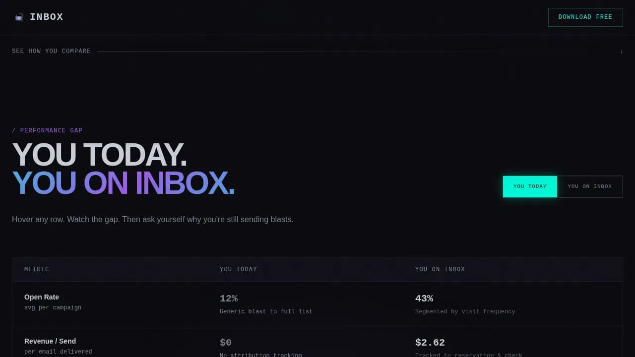 Engage — Modern Restaurant Email Marketing Landing Page Template