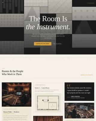 Tracking - Editorial Studio Design Landing Page Template