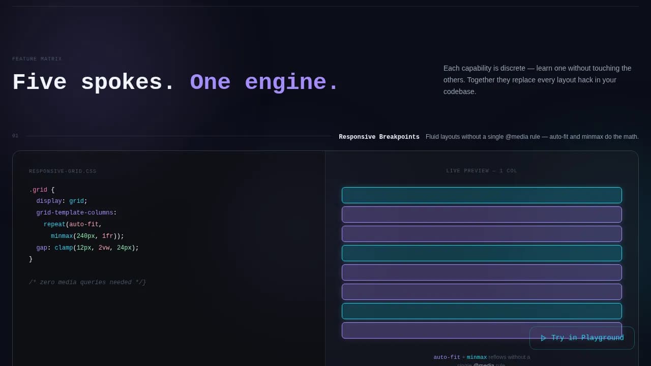 Design System & Component Library Portfolio Website Template