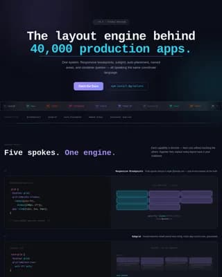 Design System & Component Library Portfolio Website Template