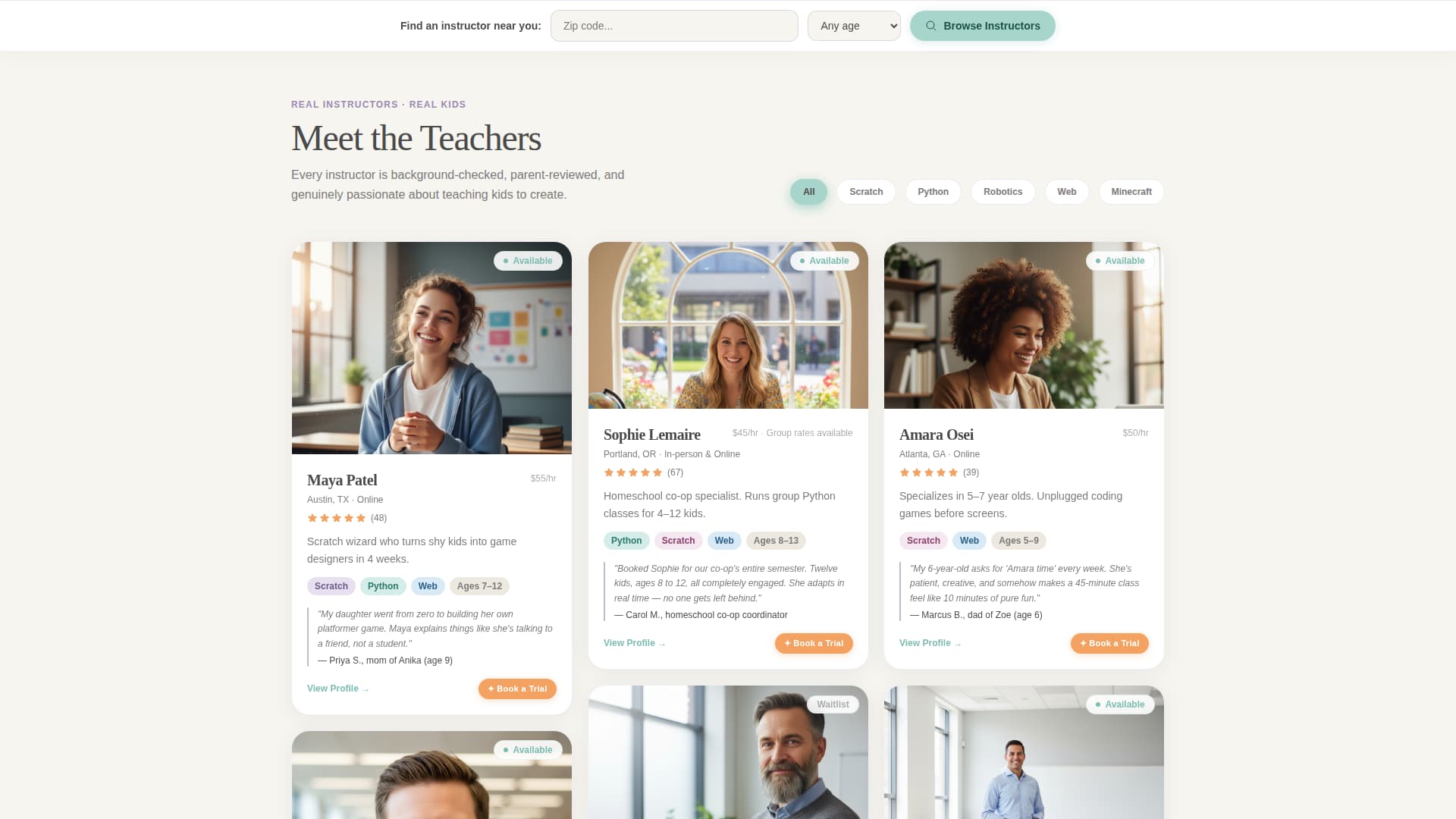 Kids - Highconverting Coding Landing Page Template