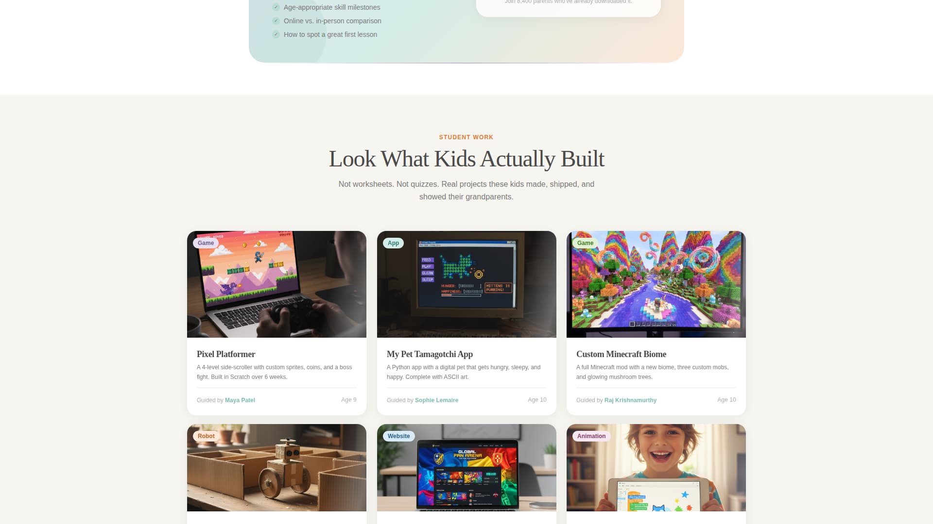 Kids - Highconverting Coding Landing Page Template