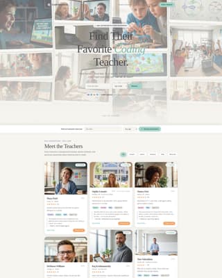 Kids - Highconverting Coding Landing Page Template