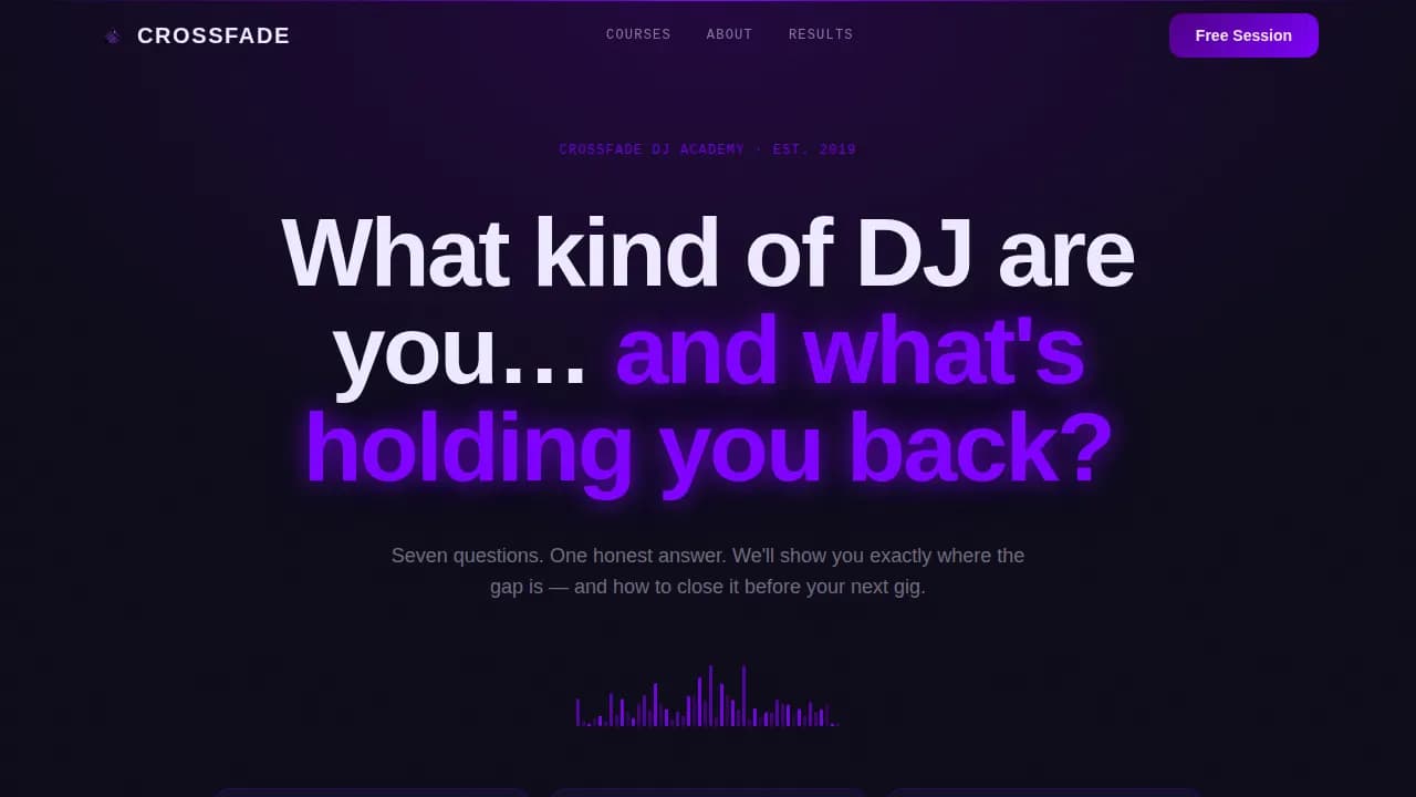 Music & Performing Arts School Professional Website Template