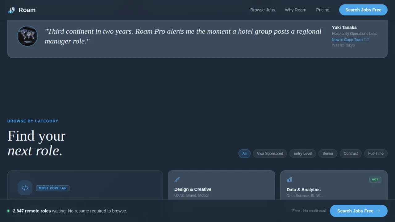 Horizon — Flexible Career Marketplace Landing Page Template