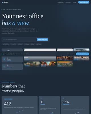 Horizon — Flexible Career Marketplace Landing Page Template