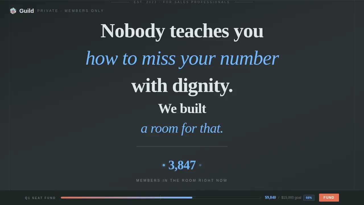 Syndicate — Elite Sales Network Landing Page Template