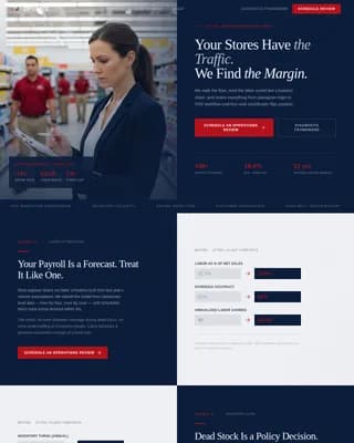 Elevate — Strategic Retail Advisory Landing Page Template