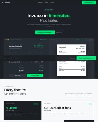 Micro-SaaS & Developer Tools Professional Website Template