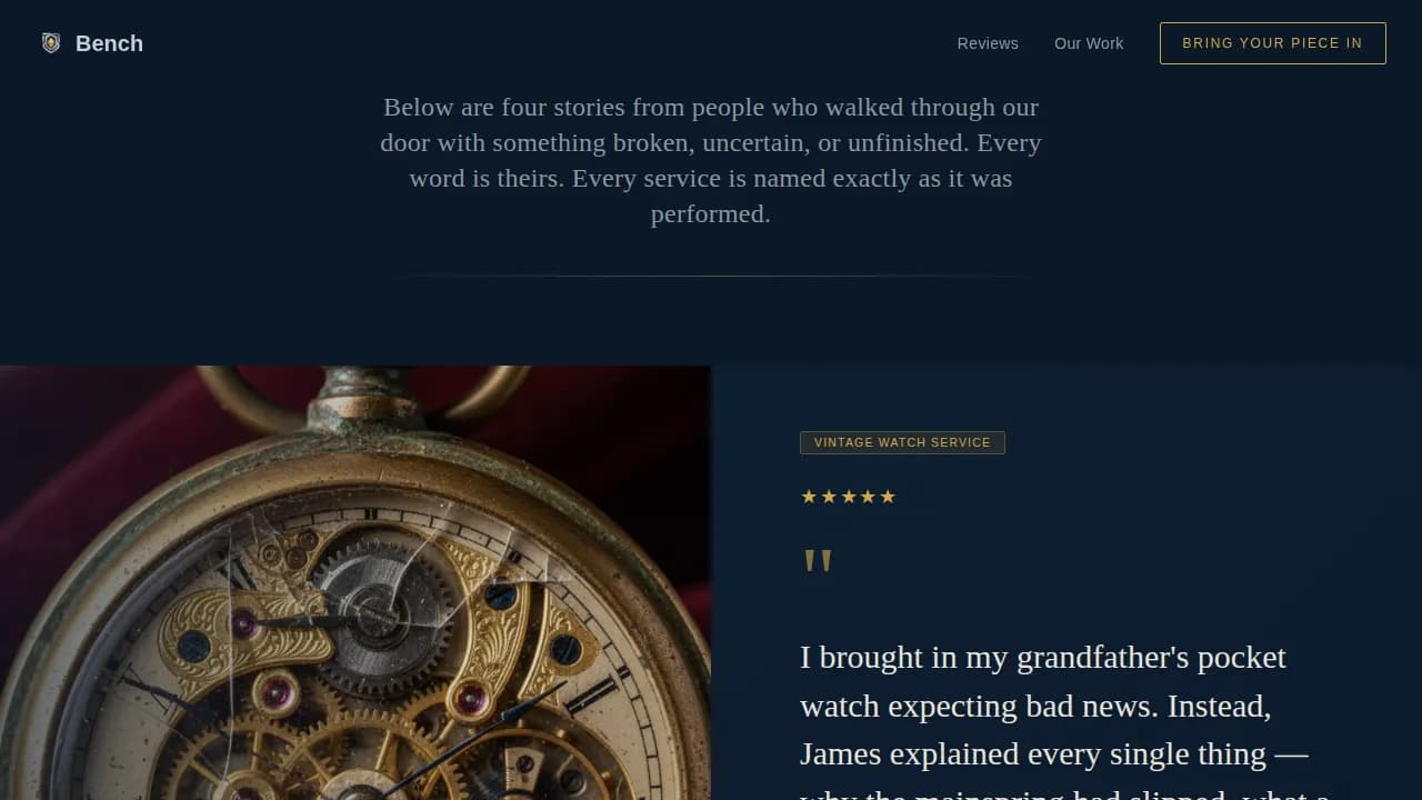Jewel — Trusted Heirloom Appraiser Landing Page Template
