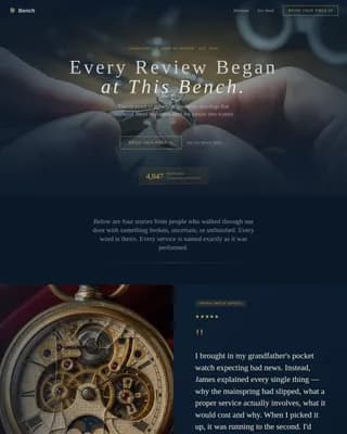 Jewel — Trusted Heirloom Appraiser Landing Page Template
