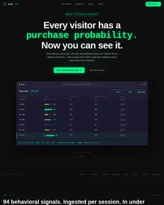 Convert — Intelligent Ecommerce Analytics Landing Page Template