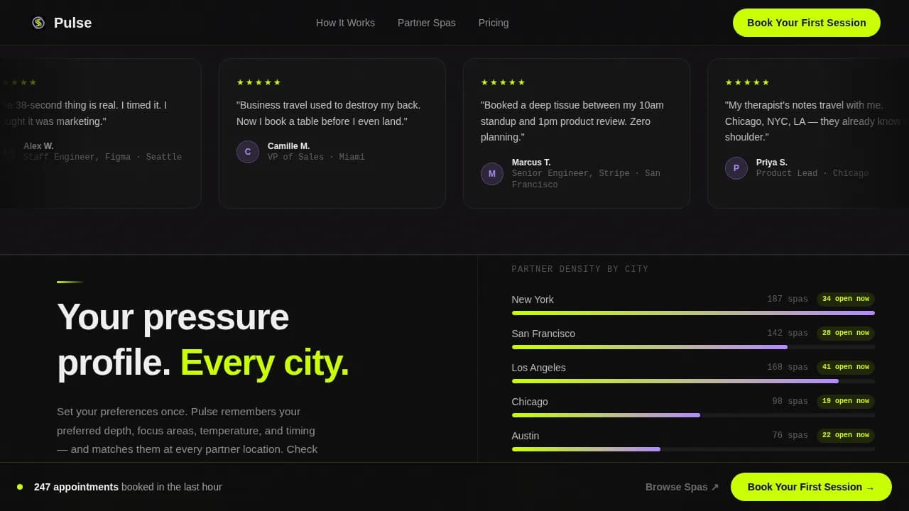 Serene — Dynamic Spa Wellness Landing Page Template