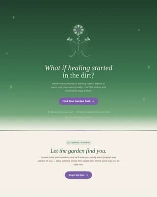 Wellness Modalities Booking Website Template