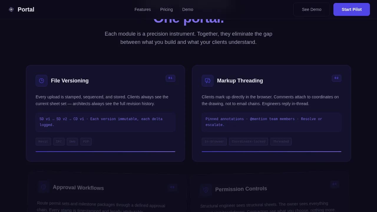 Architecture Digital Presence Professional Website Template