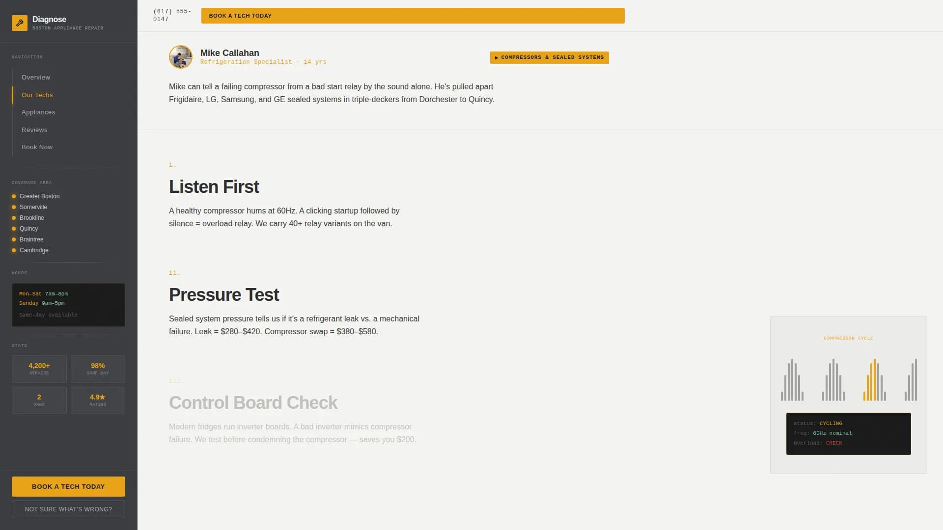 Fixpro — Rapid Appliance Repair Landing Page Template